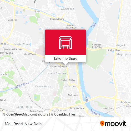 Mall Road map