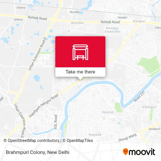 Brahmpuri Colony map