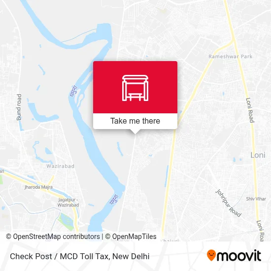 Check Post / MCD Toll Tax map