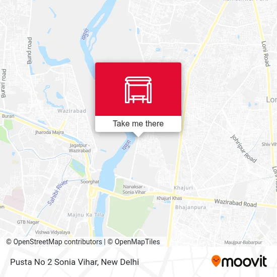 Pusta No 2 Sonia Vihar map