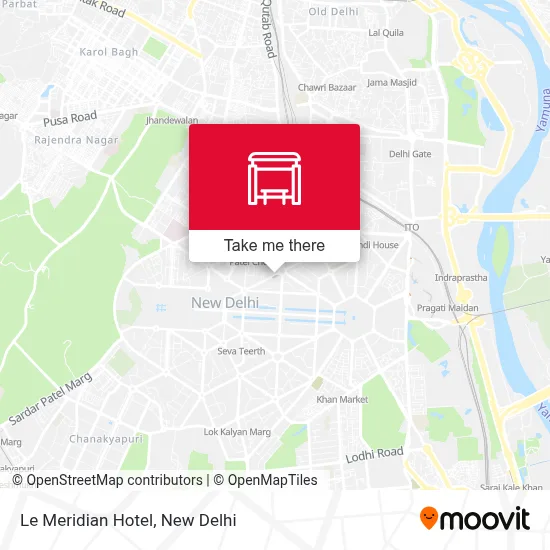 Le Meridian Hotel map