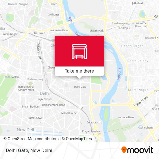 Delhi Gate map