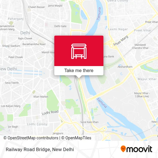 Railway Road Bridge map