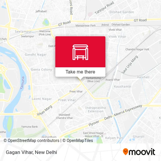 Gagan Vihar map