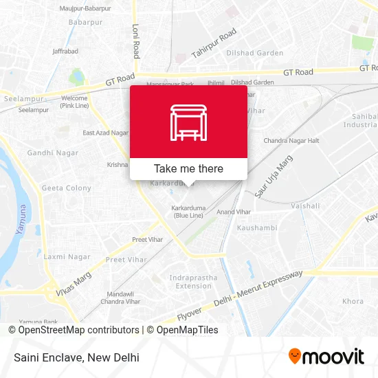 Saini Enclave map