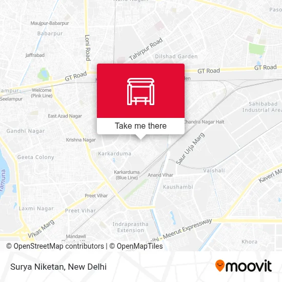 Surya Niketan map