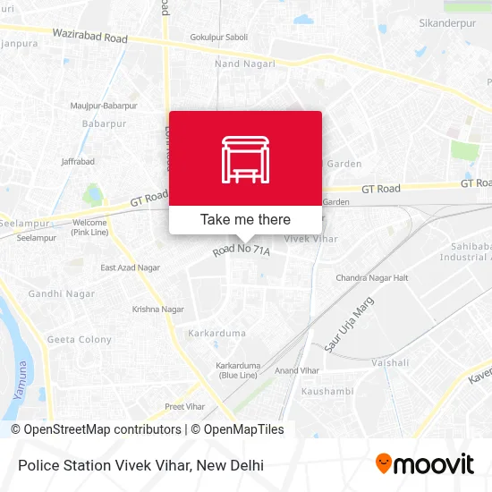 PS Vivek Vihar map