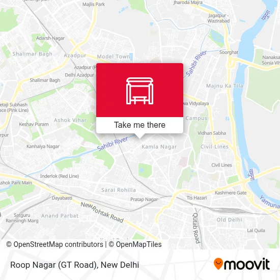 Roop Nagar (Gt Road) map