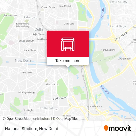 National Stadium map