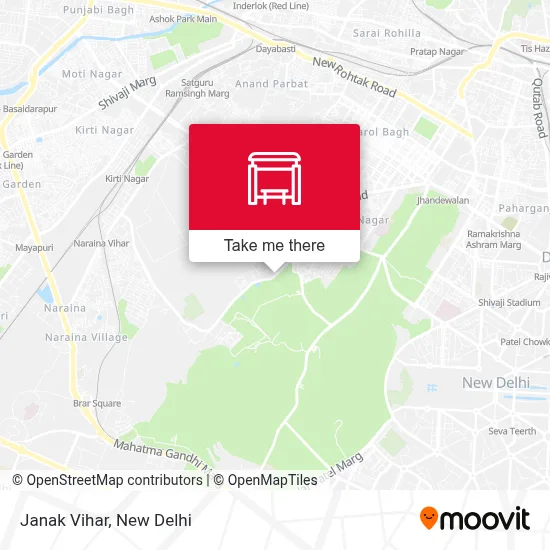Janak Vihar map