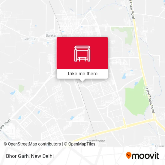 Bhor Garh map