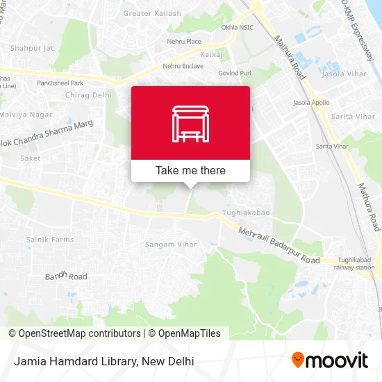 Jamia Hamdard Library map