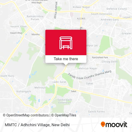 MMTC / Adhchini Village map