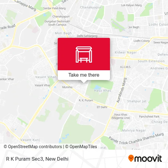 R K Puram Sec3 map