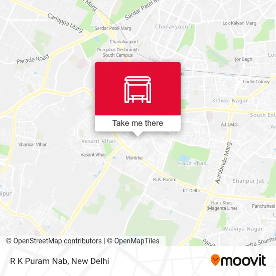 R K Puram Nab map