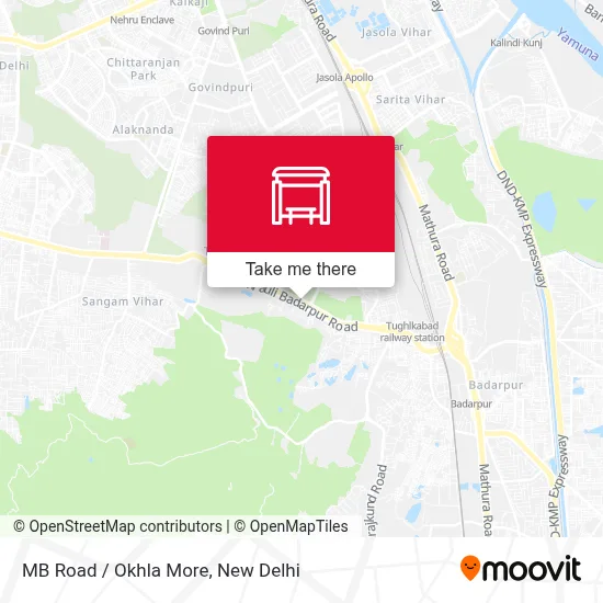 MB Road / Okhla More map