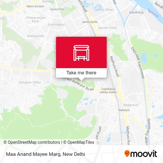Maa Anand Mayee Marg map