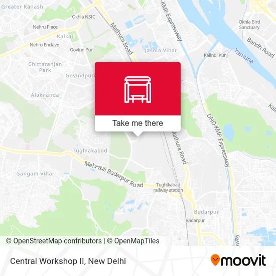 Central Work Shop II map