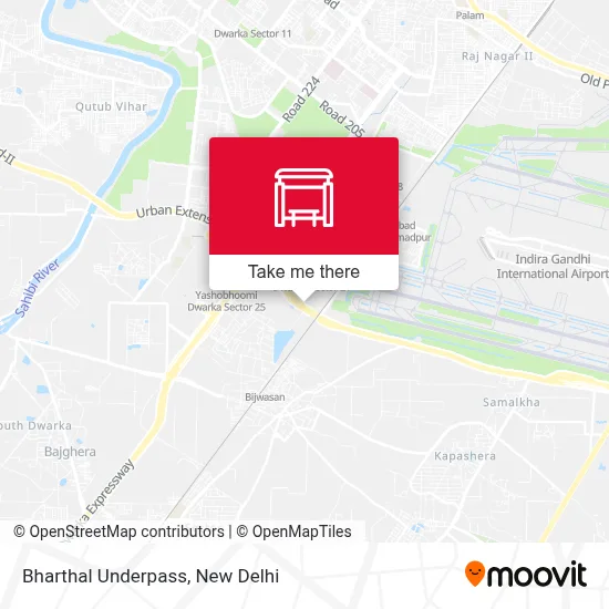 Bharthal under Pass map