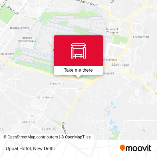 Uppal Hotel map