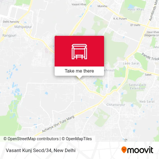 Vasant Kunj Secd/34 map