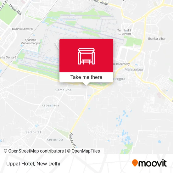 Uppal Hotel map