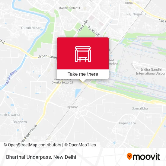 Bharthal under Pass map