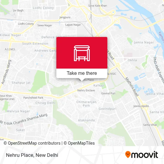 Nehru Place map