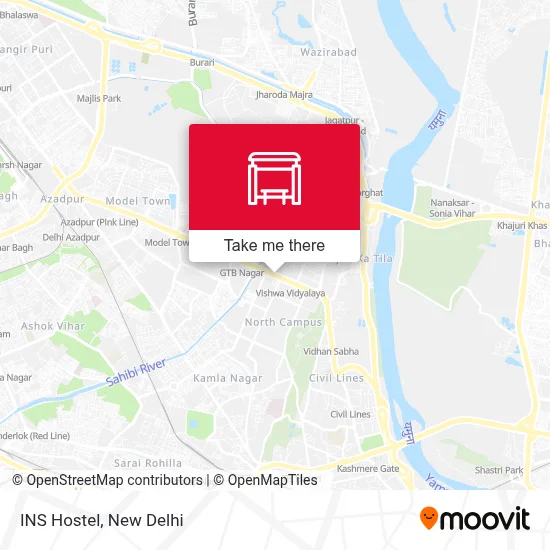 INS Hostel map