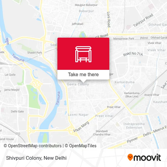 Shivpuri Colony map