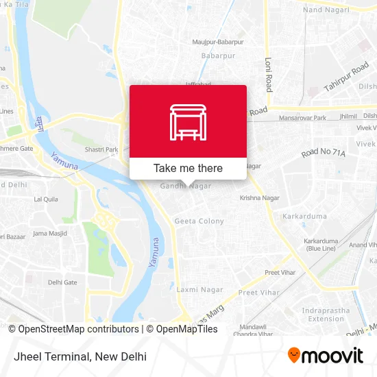 Jheel Terminal map
