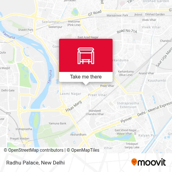 Radhu Palace map