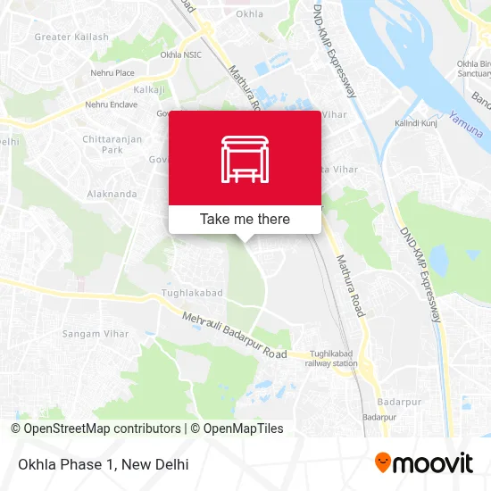 Okhla Phase 1 map