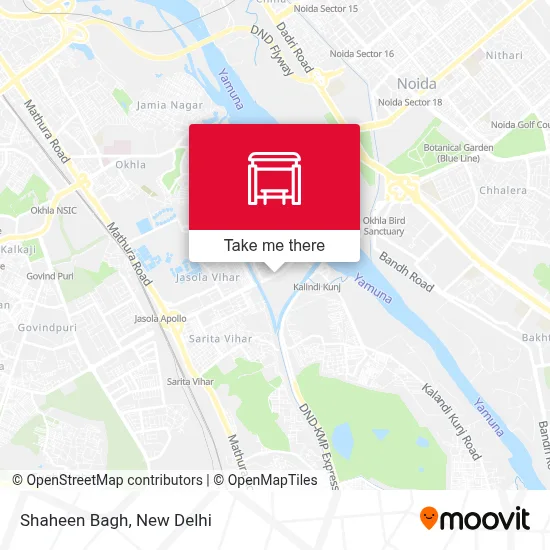 Shaheen Bagh map