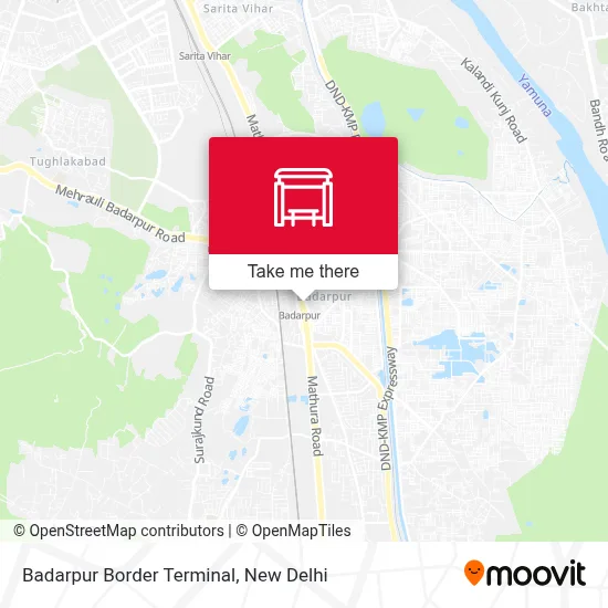 Badarpur Border (T) map