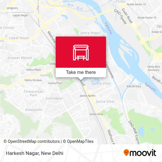 Harkesh Nagar map
