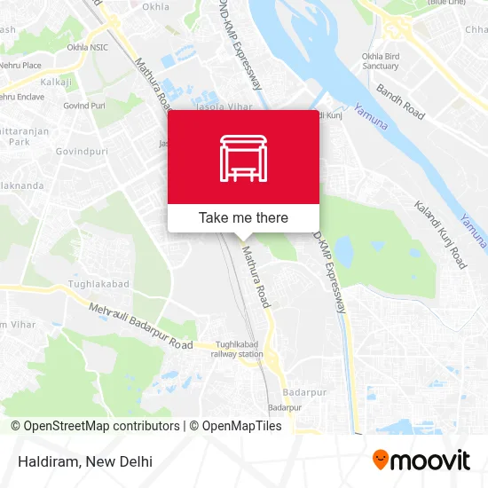 Haldiram map
