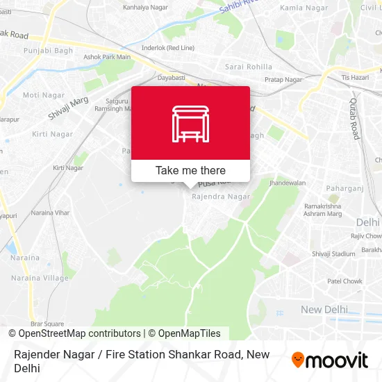 Rajender Nagar /  Fire Station Shankar Road map
