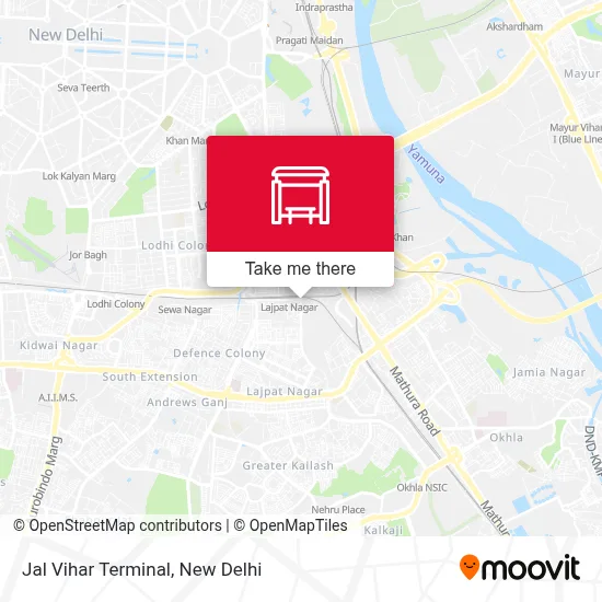 Jal Vihar Terminal map
