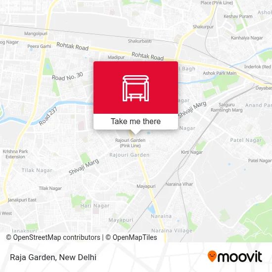 Raja Garden map