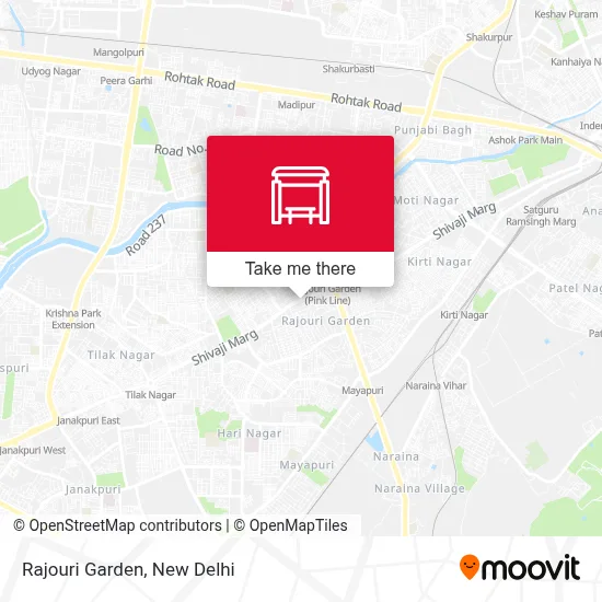 Rajouri Garden map