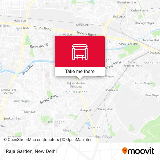Raja Garden map