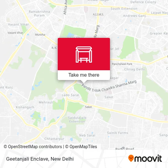 Geetanjali Enclave map