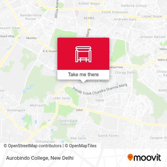 Aurobindo College map