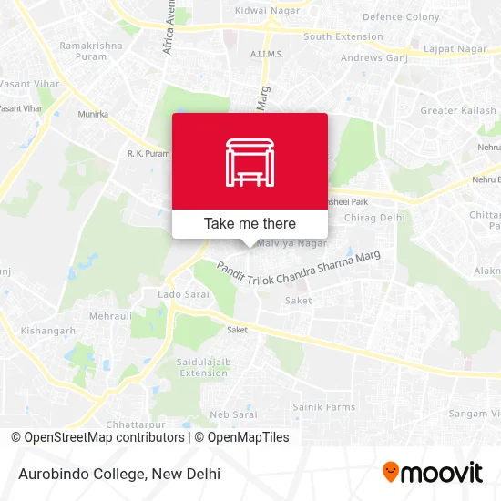 Aurobindo College map