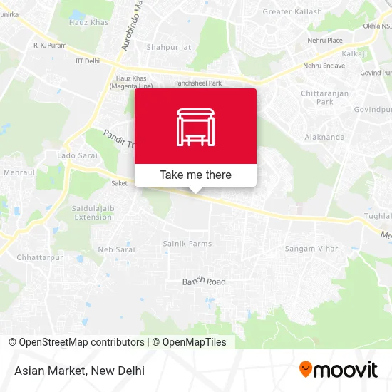 Asian Market map