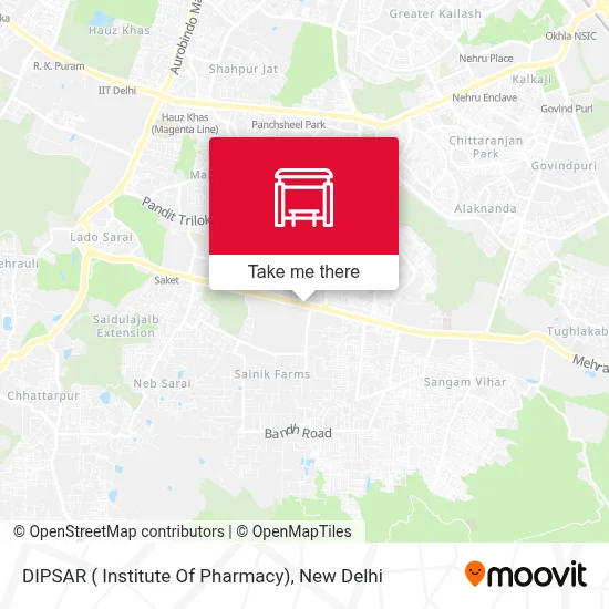 DIPSAR ( Institute Of Pharmacy) map