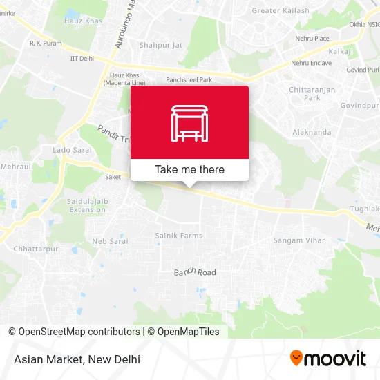 Asian Market map