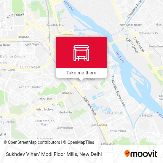 Sukhdev Vihar/ Modi Floor Mills map