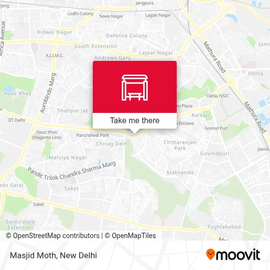 Masjid Moth map
